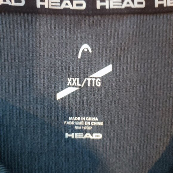 Head grey athletic polo shirt men's size XXL - Picture 3 of 4